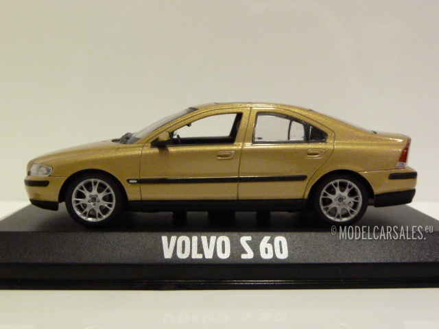 Dollar Recreatie rand Volvo S60 Gold Metallic 1:43 433171264 MINICHAMPS schaalmodel / miniatuur  Te koop