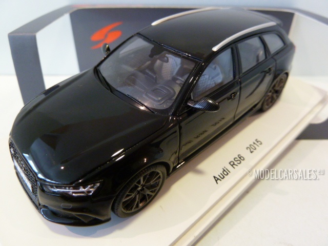 logica Scorch op gang brengen Audi RS6 Avant Black 1:43 S4495 SPARK schaalmodel / miniatuur Te koop