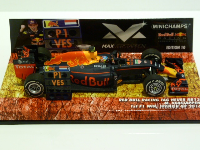 Red Bull Racing Heuer Rb12 33 F1 Winner Gp Spain With Pitbord 1 43 Minichamps Schaalmodel Miniatuur Te Koop