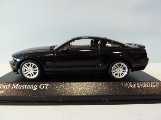 voertuig streepje Oriëntatiepunt Ford Mustang GT Black 1:43 400084121 MINICHAMPS schaalmodel / miniatuur Te  koop