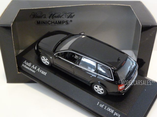 Audi A4 Avant Brilliant Black 1:43 430010112 MINICHAMPS schaalmodel /  miniatuur Te koop