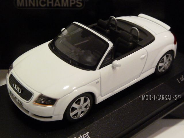 Audi Roadster White 1:43 430017238 MINICHAMPS schaalmodel miniatuur Te