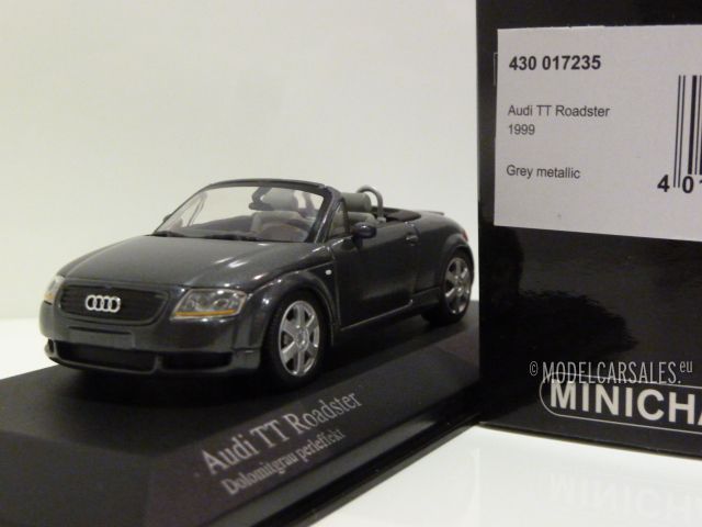 Audi Roadster Dolomit Grey Metallic MINICHAMPS schaalmodel / Te koop